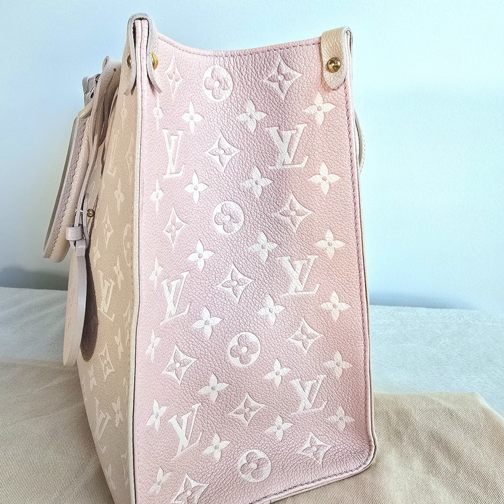 AUTHENTIC Louis Vuitton OnTheGo MM Limited Edition Spring In The City Empreinte - Picture 5 of 15